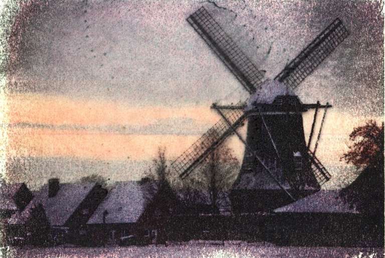 Mühle im Schnee
